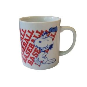 Vintage Snoopy Baseball Mug 1958